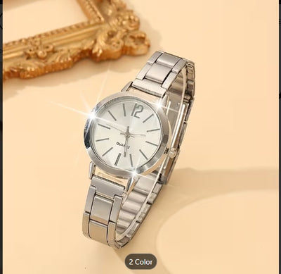 5pcs Set of Stylish, Elegant, and Minimalist  Silver