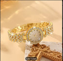 2pcs Set Fashion Ladies Elegant Quartz Watch