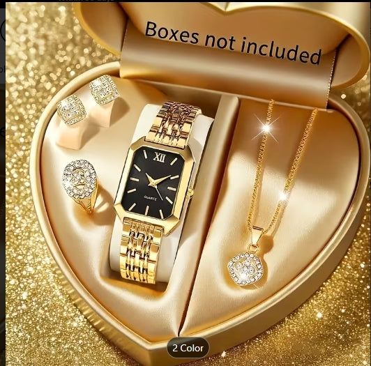 5pcs Set of Fashionable Luxurious Elegant